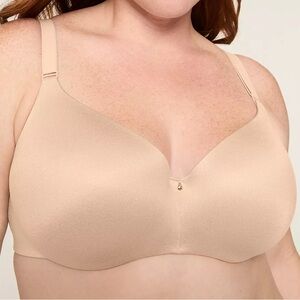 NEW Cacique 38DD Invisible Backsmoother Lightly Lined Balconette Bra Tshirt New